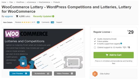 woocommerce lottery